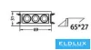 UNIVERSO recessed spotlight 6W 360lm 6000k 24° IP20 69x31mm white