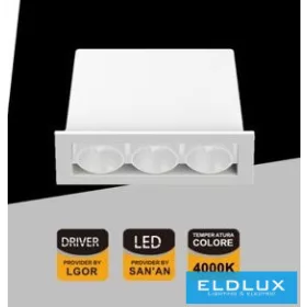   UNIVERSO recessed spot light 6W 394lm 4000k 24° IP20 69x31mm white