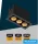UNIVERSO recessed spotlight 6W 360lm 6000k 24° IP20 69x31mm Black/Gold