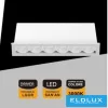 UNIVERSO recessed spot lamp 11W 754lm 3000k 24° IP20 132x31mm white