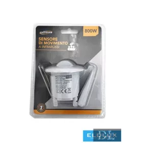   UNIVERSO Recessed motion detector PIR 800W 6m 360° IP20 White