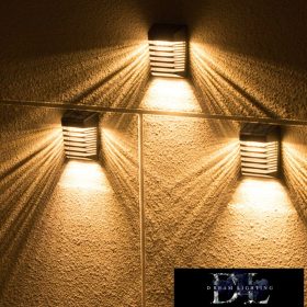   UNIVERSO Solar wall lamp 5V 0.3w 30lm 3000k IP65 black 120x120x90mm