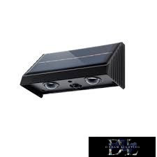 UNIVERSO Solar wall lamp 5V 0.8w 30lm 3000k IP65 black 142x80x73mm