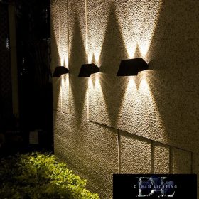   UNIVERSO Solar wall lamp 5V 1w 60lm 6500k IP65 black 170x80x73mm