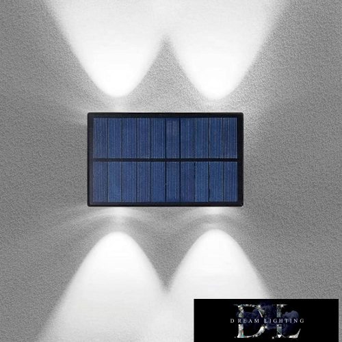 UNIVERSO Solar wall lamp 5V 1w 60lm 6500k IP65 black 170x80x73mm