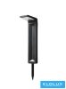 UNIVERSO Solar garden lamp  3.7V-2.2AH 5V-2w 200lm CCT.kap IP65 black 573x162x90mm