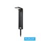 UNIVERSO Solar garden lamp  3.7V-2.2AH 5V-2w 200lm CCT.kap IP65 black 573x162x90mm