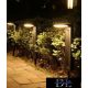 UNIVERSO Solar garden lamp 5V 2w 200lm 3000k IP65 black 573x162x90mm