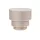 ELDLUX Pendant lamp with 3-layer round v-brown linen shade