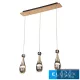 ELDLUX MEDÚZA pendant lamp 3×5W NW gold