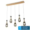ELDLUX MEDÚZA pendant lamp 5×5W NW gold