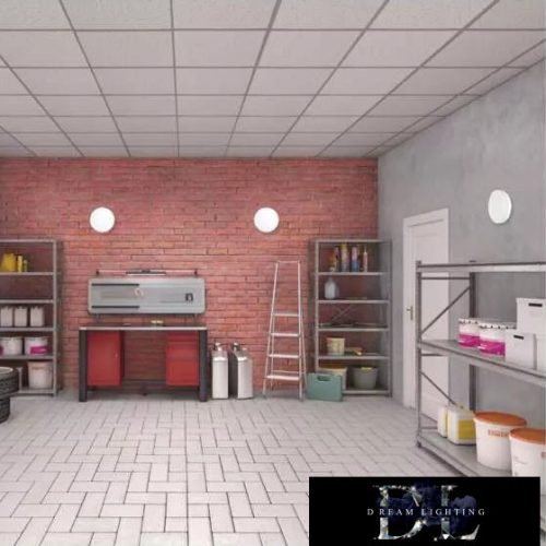 EMOS TORI LED lamp round 24W 2050lm WW IP54 white