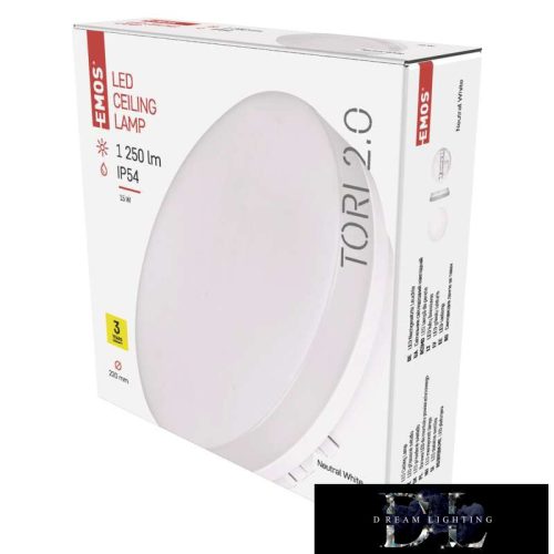 EMOS TORI LED lamp circular 15W 1250lm NW IP54 white