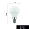 EMOS LED bulb True Light Mini Globe/E14/4.2W/470lm/natural white